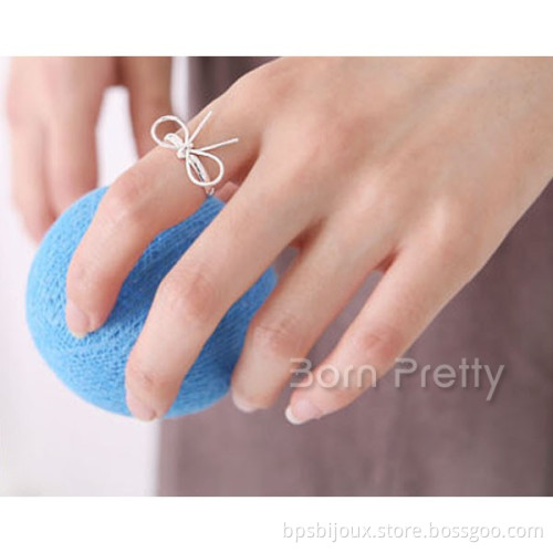 New Bow Ring Concise Graceful Restrained Ring Adjustable Size